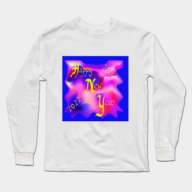 Happy New Year Long Sleeve T-Shirt by Barschall